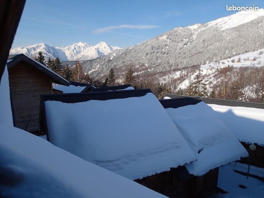 Saint Francois Longchamps Loc A La Montagne Avec Piscine Ete Hiver Vg23 Exterior photo